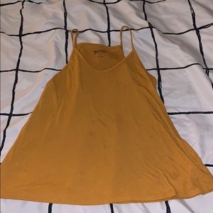 Arizona Ribbed Mustard Yellow Tank